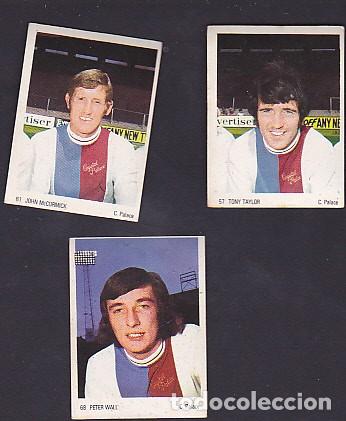 Fu&szlig;ball-Sticker: LOTE DE 3 CROMOS FUTBOL PREMIER LEAGUE C. PALACE