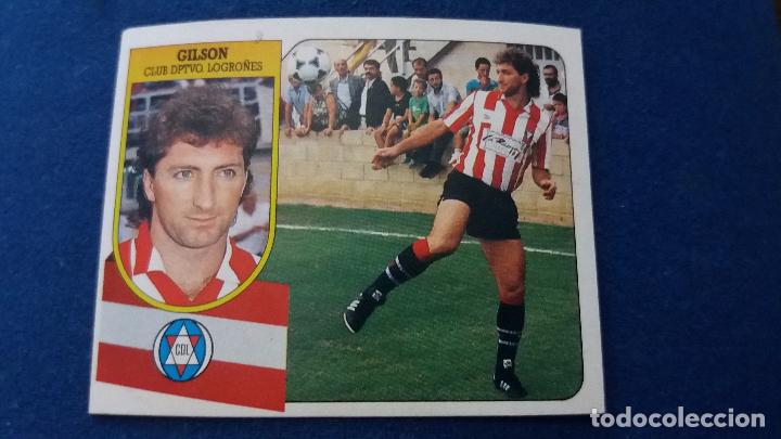 Cromos de f&uacute;tbol: 91/92 ESTE. BAJA LOGRO&Ntilde;&Eacute;S GILSON - Foto 1