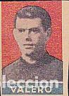Fu&szlig;ball-Sticker: CROMO FUTBOL 1943 EDITORIAL DESCONOCIDA C.F.BARCELONA VALERO