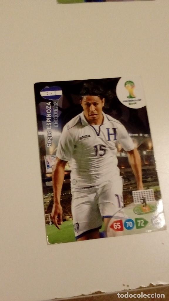 Figurine di Calcio: CAJ-35 CROMO FICHA ADRENALYN XL FIFA WORLD CUP BRASIL 2014 HONDURAS ROGER ESPINOSA