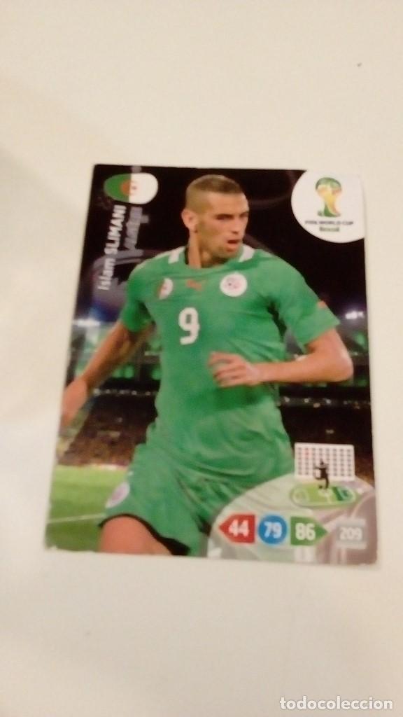 Cromos de F&uacute;tbol: CAJ-35 CROMO FICHA ADRENALYN XL FIFA WORLD CUP BRASIL 2014 ALGERIA SLIMANI