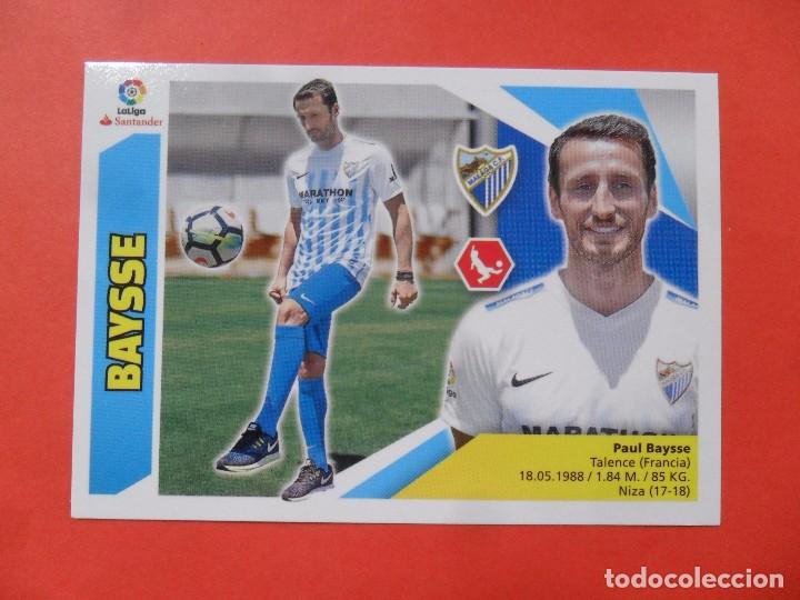 Cromos de f&uacute;tbol: ESTE 2017 2018 - 4 BAYSSE - MALAGA - 17 18 - Foto 1