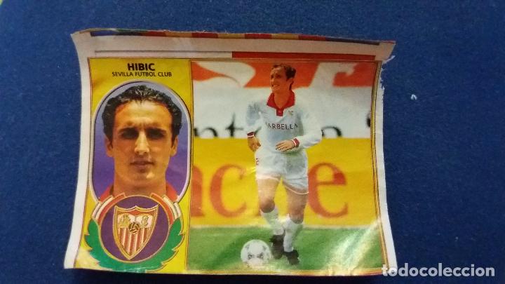 Cromos de f&uacute;tbol: 96/97 ESTE. Sevilla hibic error de corte - Foto 1