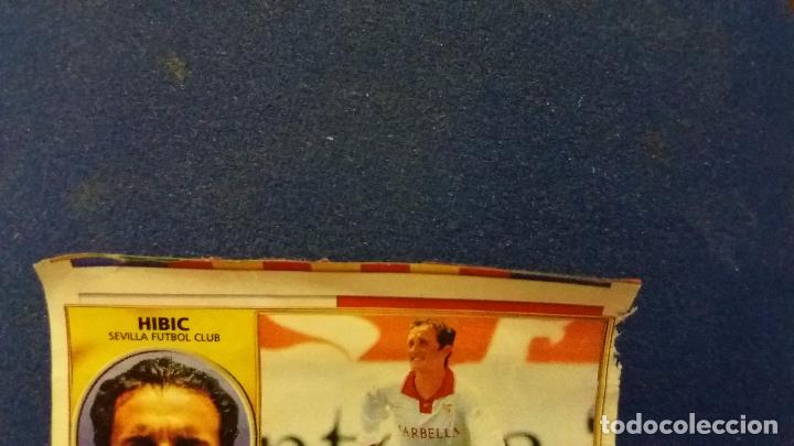 Cromos de f&uacute;tbol: 96/97 ESTE. Sevilla hibic error de corte - Foto 2