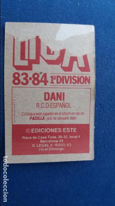 Cromos de f&uacute;tbol: 83/84 ESTE. Coloca sporting de Gij&oacute;n david - Foto 2