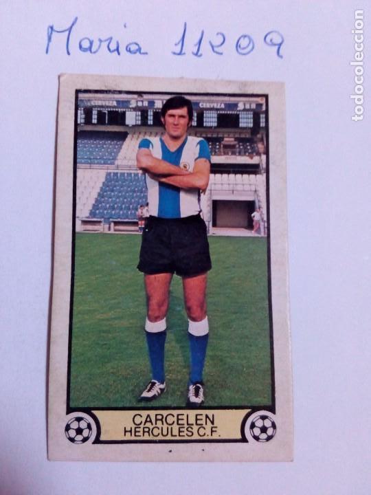 Cromos de f&uacute;tbol: Este 79 80 carcelen del hercules - Foto 1
