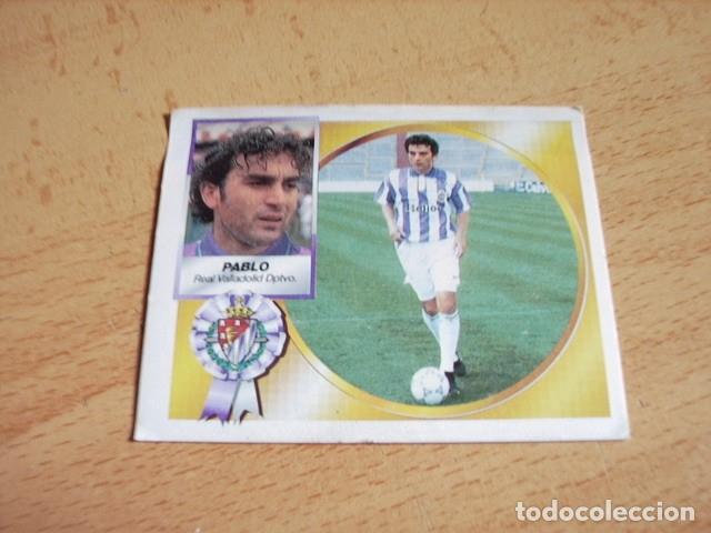 Cromos de f&uacute;tbol: ED. ESTE 94-95 COLOCA Y DOBLE CROMO  PABLO ( VALLADOLID ) VENTANILLA - Foto 1