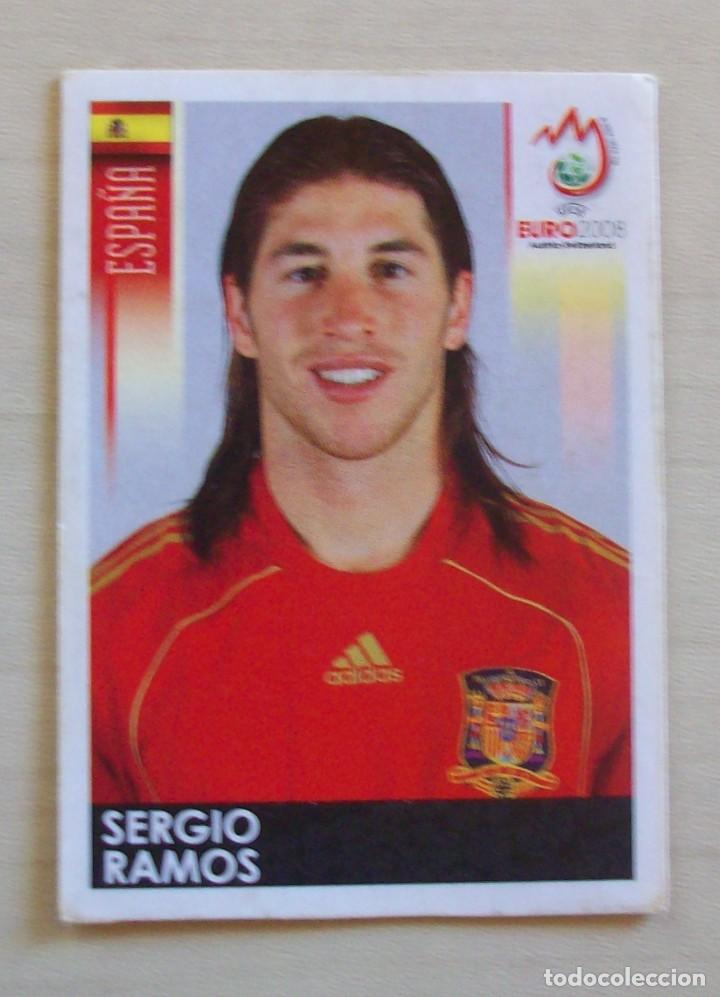 Resultado de imagen para SERGIO RAMOS 2008 CROMO EURO