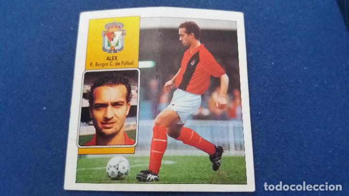 Cromos de f&uacute;tbol: 92/93 ESTE. NUNCA PEGADO baja burgos alex. LEER - Foto 1