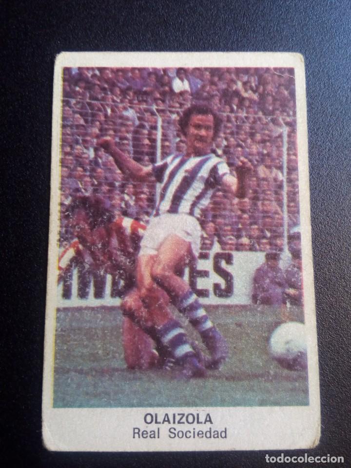 Cromos de F&uacute;tbol: Cromo cano f&uacute;tbol 84 cropan olaizola de la real sociedad- nunca pegado