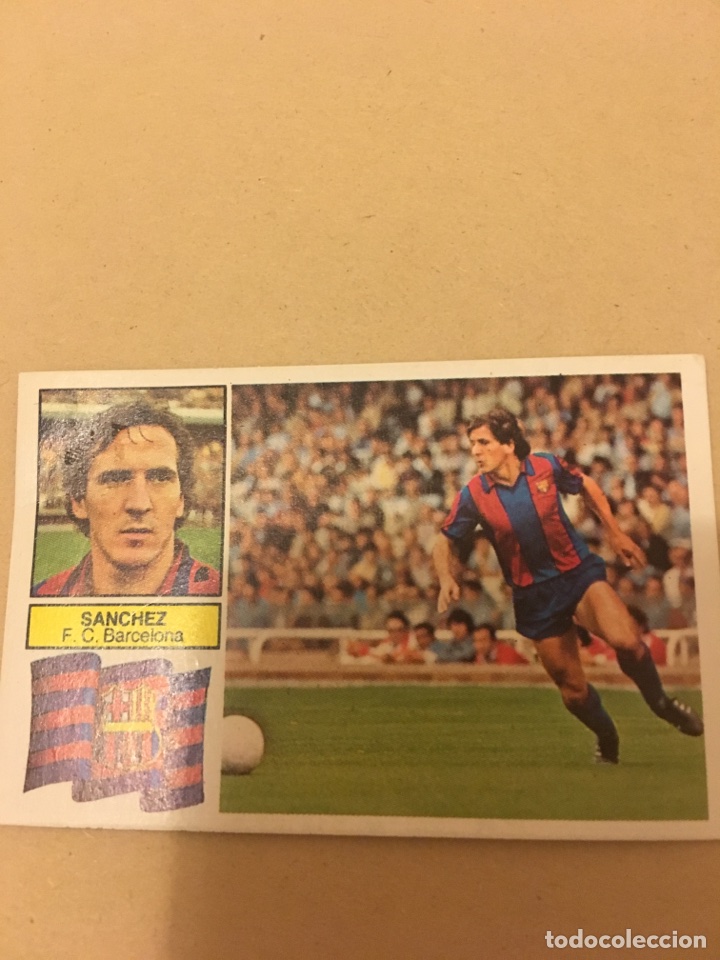 Cromos de f&uacute;tbol: S&aacute;nchez sin fcb este 1982 1983 - Foto 1