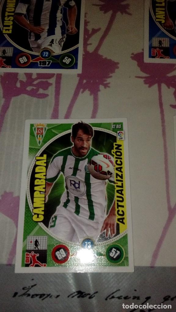 Fu&szlig;ball-Sticker: FICHA ADRENALYN XL 2014 2015 14 15 PANINI CORDOBA CAMPABADAL