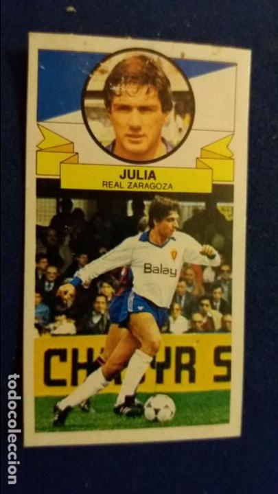 Cromos de f&uacute;tbol: 85/86 ESTE. Coloca real ZARAGOZA julia - Foto 1