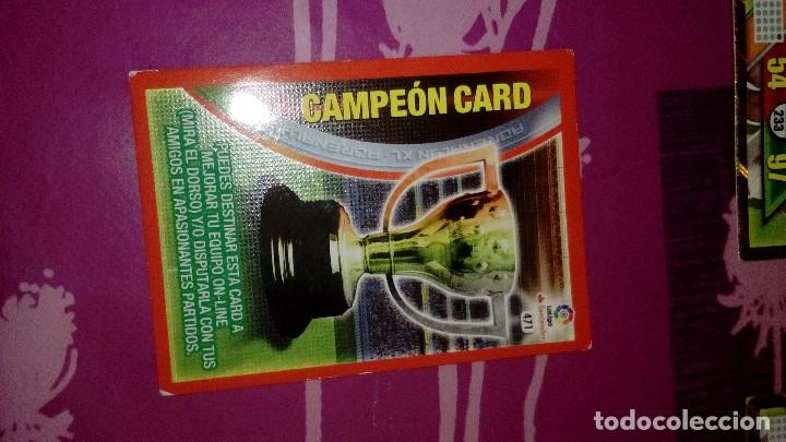 Fu&szlig;ball-Sticker: FICHA ADRENALYN XL 2016 2017 16 17 PANINI CAMPEON CARD