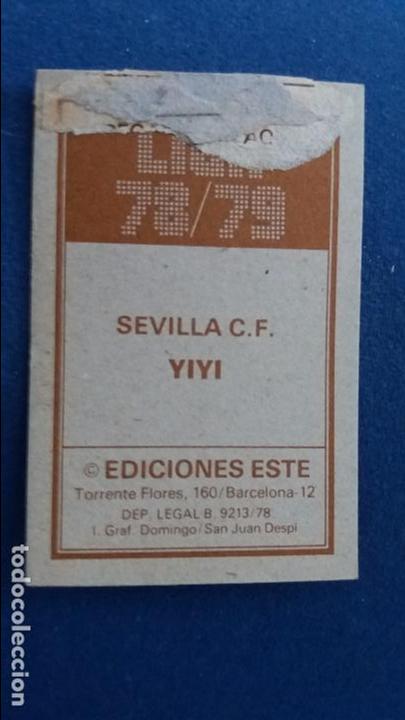 Cromos de f&uacute;tbol: 78/79 ESTE. SEVILLA yiyi - Foto 2