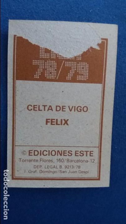 Cromos de f&uacute;tbol: 78/79 ESTE. CELTA de vigo felix - Foto 2