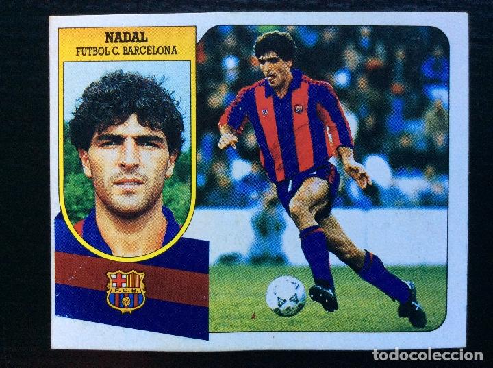 Fu&szlig;ball-Sticker: este 1991/92. Nadal fichaje 1 version pintado barcelona