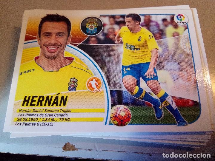 Cromos de Futebol: CROMO LIGA ESTE 2016/17 LOGO SIN PATROCINADOR 351 - Hernán - UD LAS PALMAS (9)