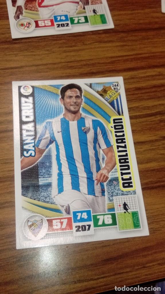 Fu&szlig;ball-Sticker: ADRENALYN XL 2015 2016 15 16 PANINI TRADING CARD  MALAGA SANTA CRUZ
