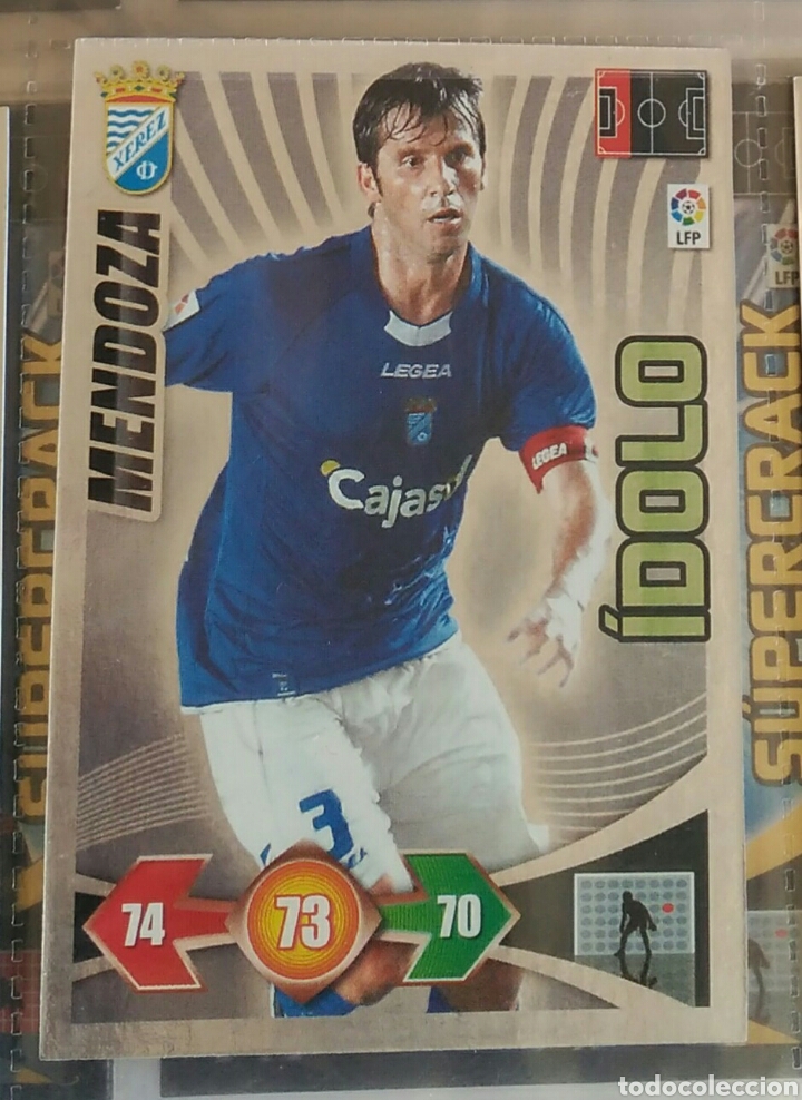 Cromos de f&uacute;tbol: 404 MENDOZA XEREZ ADRENALYN 2009 2010 IDOLO 09 10