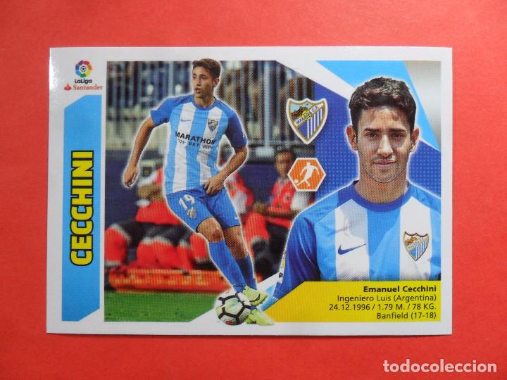 Cromos de f&uacute;tbol: ESTE 2017 2018 - 11 BIS CECCHINI - MALAGA - 17 18 - Foto 1