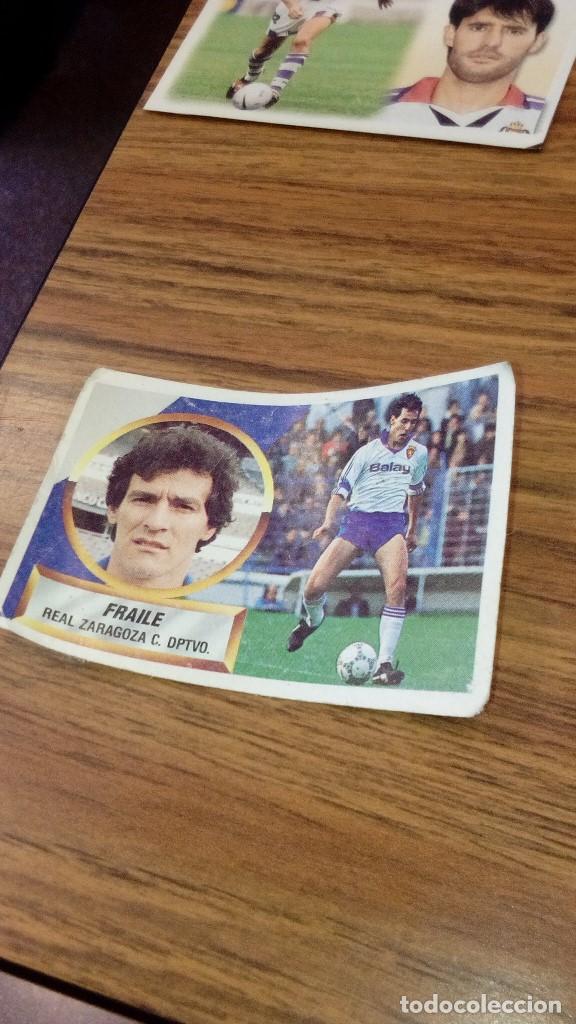 Fu&szlig;ball-Sticker: CAJ-8U9 CROMO FUTBOL 1988 1989 88 89 ESTE RECORTADO DE ALBUM ZARAGOZA FRAILE