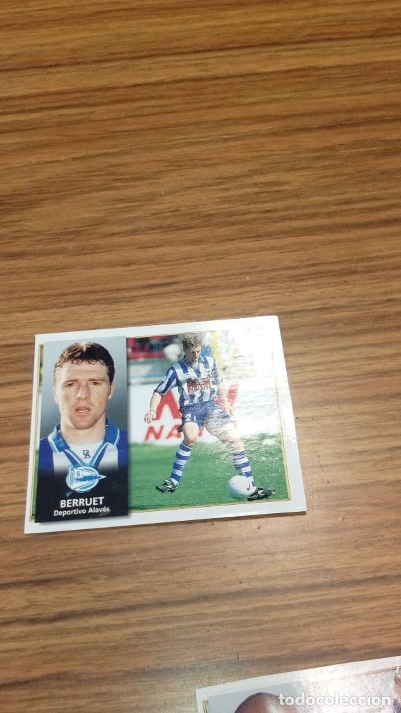 Fu&szlig;ball-Sticker: CAJ-8U9 CROMO FUTBOL 1998 1999 98 99 RECORTADO DE ALBUM ALAVES BERRUET