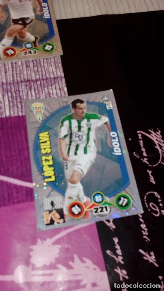 Fu&szlig;ball-Sticker: CAJ-8U9 FICHA ADRENALYN XL 2014 2015 14 15 PANINI IDOLO CORDOBA LOPEZ SILVA