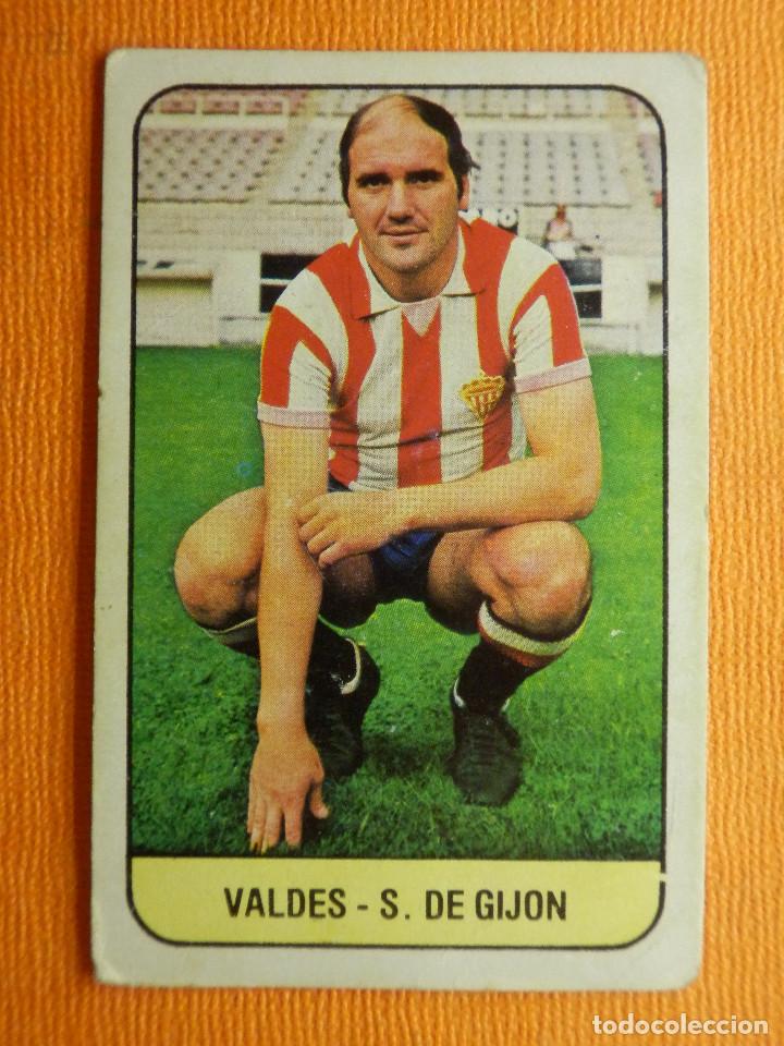 Figurine di Calcio: CROMO - FUTBOL - LIGA 1978 / 79 - S. DE GIJ&Oacute;N.- VALDES - EDICIONES ESTE - 78 /1979 - NUNCA PEGADO