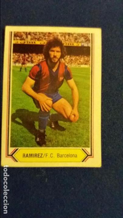 Cromos de f&uacute;tbol: 80-81 ESTE. Nunca PEGADO BARCELONA Ram&iacute;rez - Foto 1