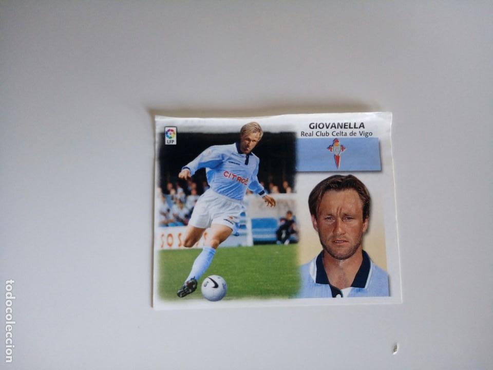 Cromos de f&uacute;tbol: Giovanella coloca Celta. Liga Este 1999 - 2000. Ventanilla - Foto 1