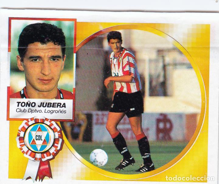 Cromos de f&uacute;tbol: ESTE 94-95 TO&Ntilde;O JUBERA DEL LOGRO&Ntilde;ES COLOCA MUY DIFICIL EN VENTANILLA(A-9) - Foto 1