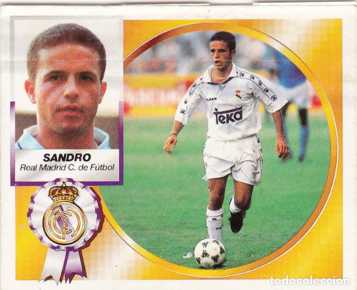 Cromos de f&uacute;tbol: ESTE 94-95 SANDRO DEL R.MADRID COLOCA MUY DIFICIL EN VENTANILLA(A-9) - Foto 1
