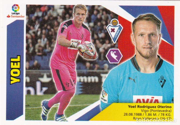 Cromos de f&uacute;tbol: ESTE 2017 YOEL N&ordm; 2 DEL EIBAR 2&ordf; EDICI&Oacute;N - NUEVO DE SOBRE - () - Foto 1