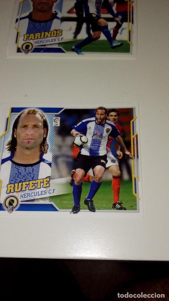 Cromos de Futebol: CROMO SIN PEGAR ESTE FUTBOL PANINI 2010 2011 10 11 HERCULES RUFETE