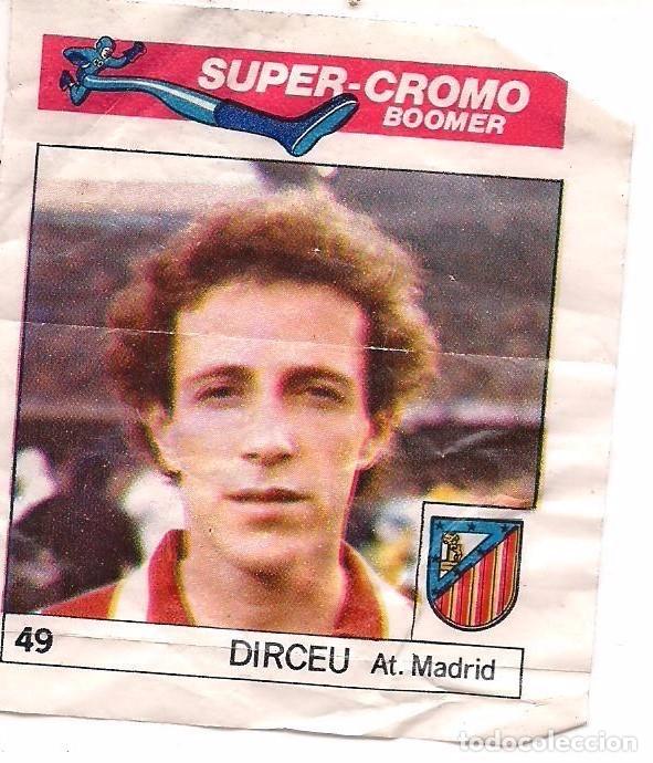 Cromos de f&uacute;tbol: Super-cromo Boomer Dirceu At. Madrid - Foto 1