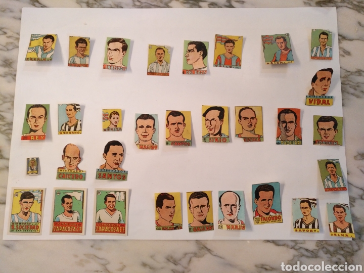 Cromos de F&uacute;tbol: LOTE DE 31 CROMOS DIFERENTES LIGA DE FUTOBOL 1942 1943 VER FOTOS