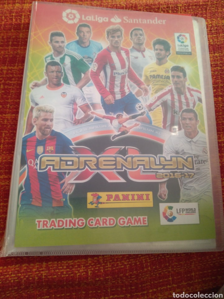 Football Stickers: ALBUM CON 205 FICHAS ADRENALYN XL 2016 2017 16 17 PANINI TRADING CARD GAME