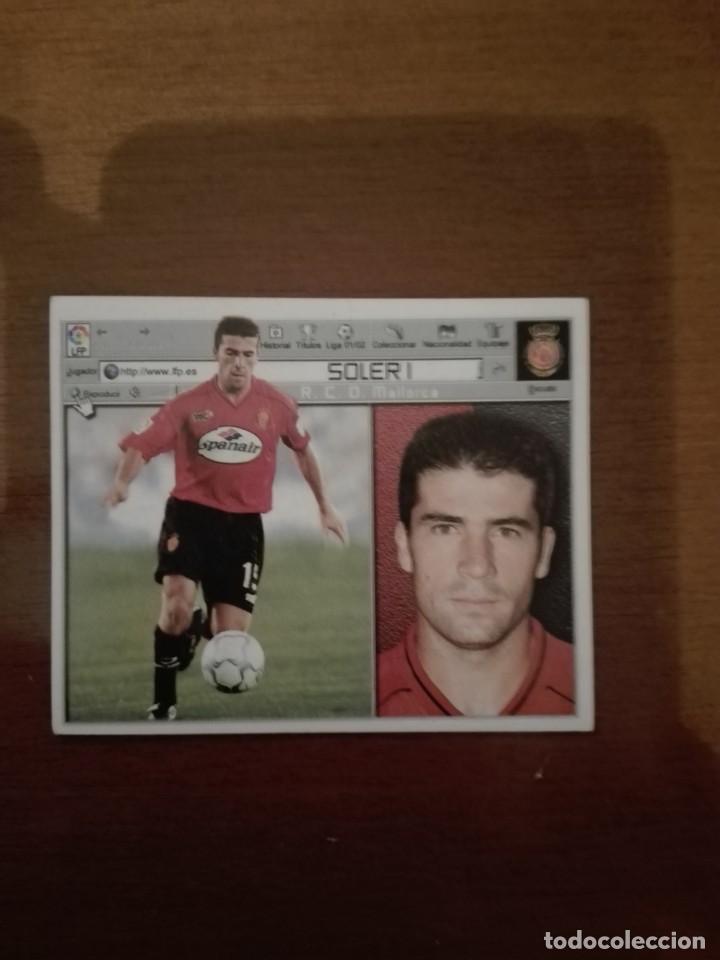 Cromos de f&uacute;tbol: soler 1 mallorca este 2001 2002 sin pegar nunca - Foto 1