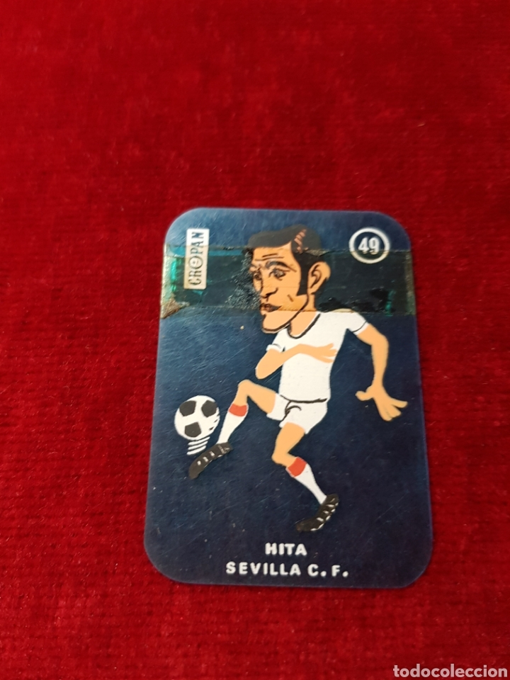 Cromos de F&uacute;tbol: Cromos cropan f&uacute;tbol y est&aacute; Sevilla club de f&uacute;tbol 49 con celo