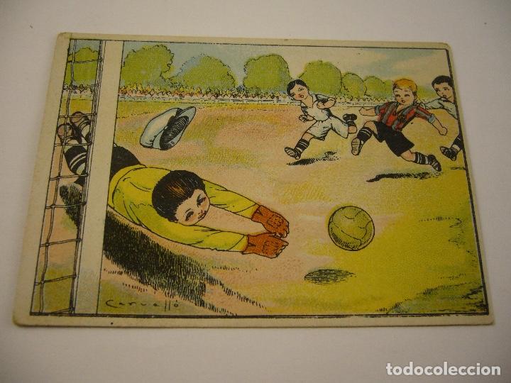 Football Stickers: CROMO ACCIONES DEL FUTBOL . PLONGEON  N&deg; 17 . ILUSTRADO POR CERVELLO