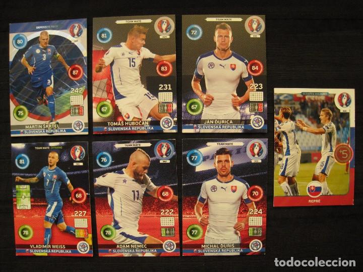Cartes &agrave; collectionner de Football: LOTE 7 TRADING CARDS - UEFA EURO 2016 - ADRENALYN XL - SLOVENSKA REPUBLIKA.