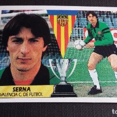 Cromos de Fútbol: ESTE 87/88 1987 1988 - SERNA ( BAJA ) - VALENCIA CF ( NUNCA PEGADO ). Lote 175869235