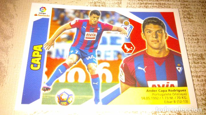 Cromos de f&uacute;tbol: ESTE 2017 / 2018 - N&ordm;4  4 CAPA ( EIBAR ) - 17 / 18 CROMO - Foto 1