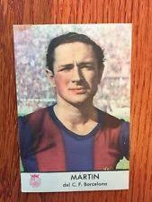 Cromos de f&uacute;tbol: BAR&Ccedil;A: Fotocromo de MART&Iacute;N - Foto 1