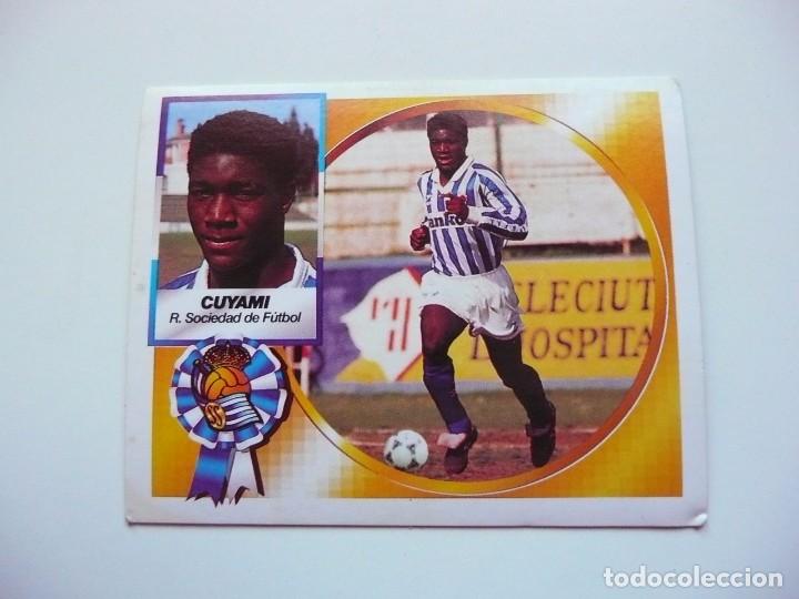 Figurine di Calcio: CUYAMI BAJA REAL SOCIEDAD LIGA ESTE 94 95 1994 1995 PANINI NUNCA PEGADO SIN PEGAR CROMO