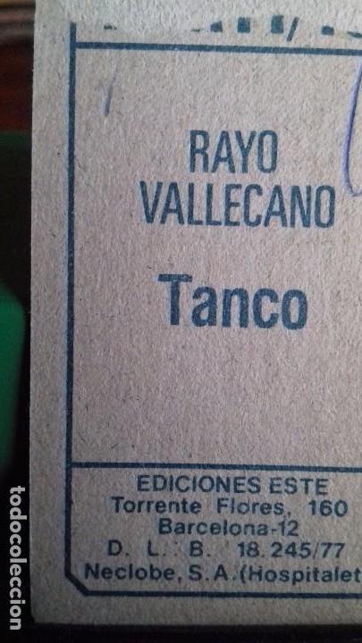 Cromos de f&uacute;tbol: ESTE 77/78/ RAYO VALLECANO/ TANCO / DESPEGADO/ - Foto 2