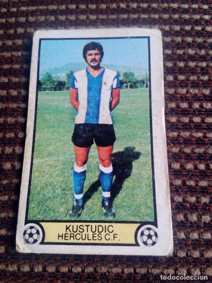 Cromos de f&uacute;tbol: Este 79 80 kustudic del H&eacute;rcules - Foto 1
