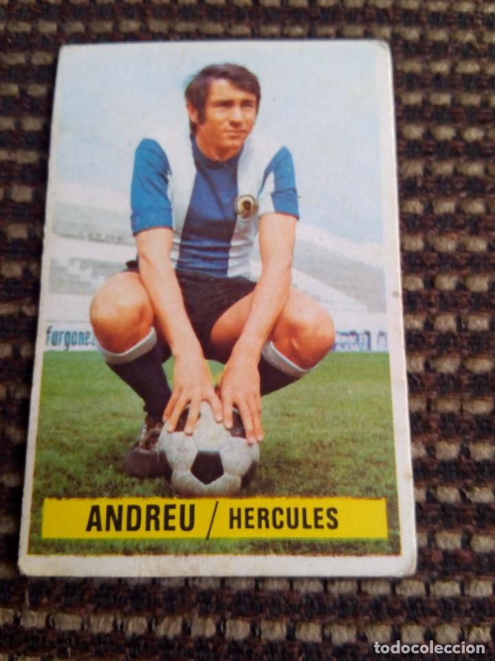 Cromos de f&uacute;tbol: Este 74 75 andreu del hercules - Foto 1