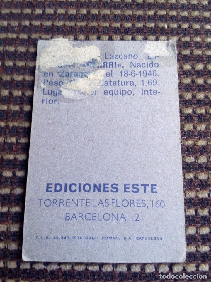 Cromos de f&uacute;tbol: Este 74 75 chirri del granada - Foto 2